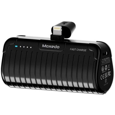 Moxedo Capsule Mini Power Bank 5000mAh Black