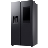 Samsung 614L Bespoke AI Refrigerator Side by Side with Family Hub, Twin Cooling Plus, Black