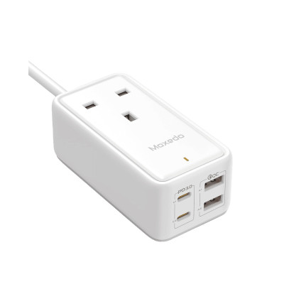 Moxedo Smart-Plug 65W GaN III Tech Extension Cord 5 in 1 PD