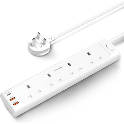 Moxedo Universal Power Extention 20W 7 Way Power Strip