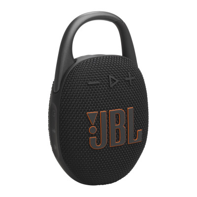 JBL Clip 5 Wireless Bluetooth Speaker, Black