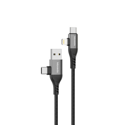 Moxedo 4in1 Charging Cable Nylon Braided Charge & Data Sync Cable