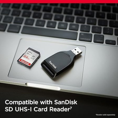 SanDisk Ultra® SDHC™ UHS-I card and SDXC™ UHS-I card - 64GB