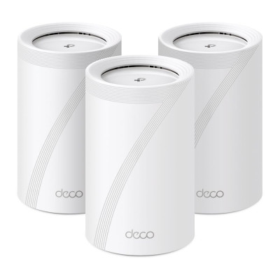 TP-Link Deco BE65(3-pack), BE9300 Mbps, 4 × 2.5 Gbps Ports, 320 MHz Channels, Deco BE65(3-pack)
