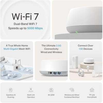 Whole Home Mesh WiFi 7 System