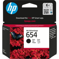 HP 654 Original Ink Advantage Cartridge Black – 7FP39UE