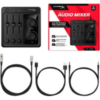HyperX Audio Mixer for Microphone with XLR Jack, 73C12AA