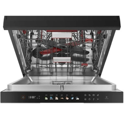 Toshiba - Free Standing Dishwasher, 16 place setting, Morandi Grey-DW-16F1ME(G)-G