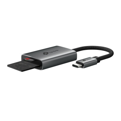 TP-Link UA430C USB-C to SD & microSD 3.0 Card Reader, 200MBps UHS-I, Up to 5 Gbps