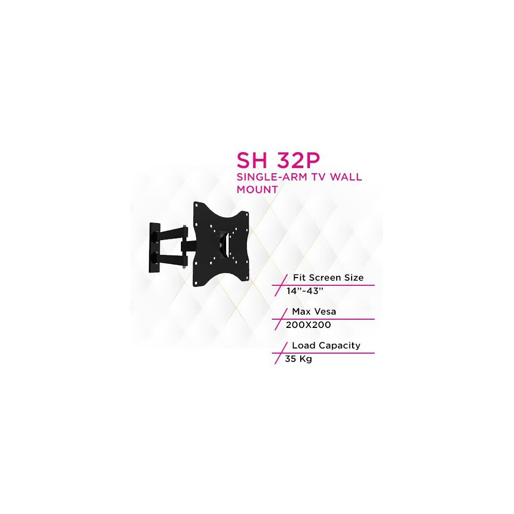 Skill Tech SH 32P Super Economy Full-Motion Tv Wall Mount