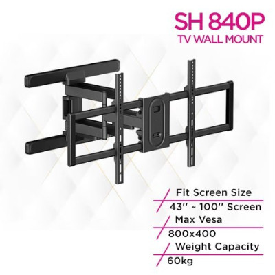 Skill Tech SH 840P Stylish Full-Motion TV Wall Mount