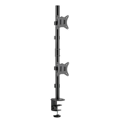 Skill Tech SH 120 C02V Vertical Dual Monitor Monitor Desk Mount