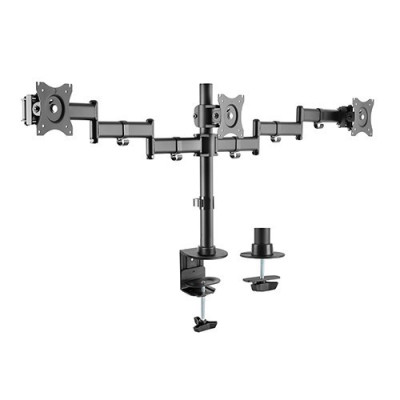 Skill Tech SH 070 T036 Three Monitors Articulating Monitor Stand