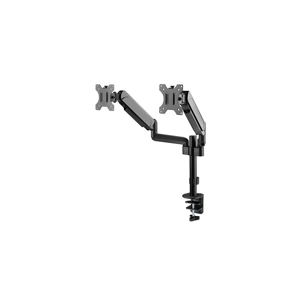 Skill Tech SH 48 C024 Dual Monitors Pole-Mounted Gas Spring Monitor Arm