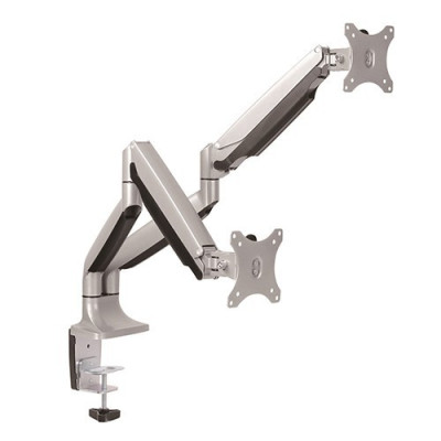 Skill Tech SH 48 C024 Dual Monitors Pole-Mounted Gas Spring Monitor Arm