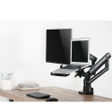 Skill Tech SH 20 C024ML Pole Mounted Gas Spring Assisted Monitor Arm With Laptop Holder