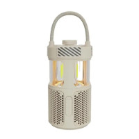 NowGo Felix 2 LED Camping Lamp with Bluetooth Speaker, Green