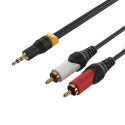 JSJ TRS 3.5 mm Stereo Male-to-Male Cable,  JSJ 611-10M