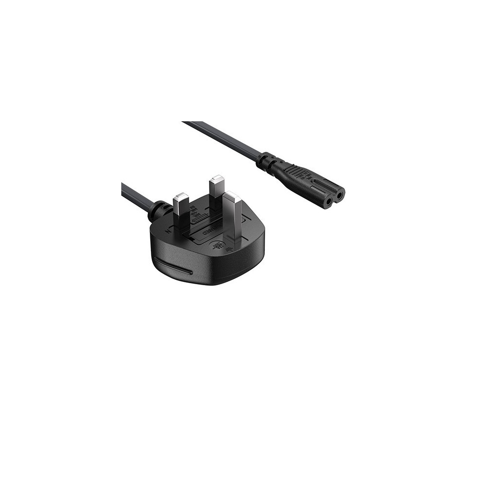 Syong S-2P3-075MM 2pin Power Cord Uk Plug, Syong S-2P3-075MM-1.8M