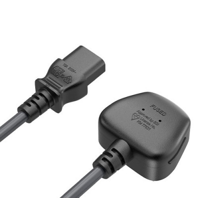Syong S-PC-UKPC-1MM Pc Power Cord Uk Plug, S-PC-UKPC-1MM-1.8M