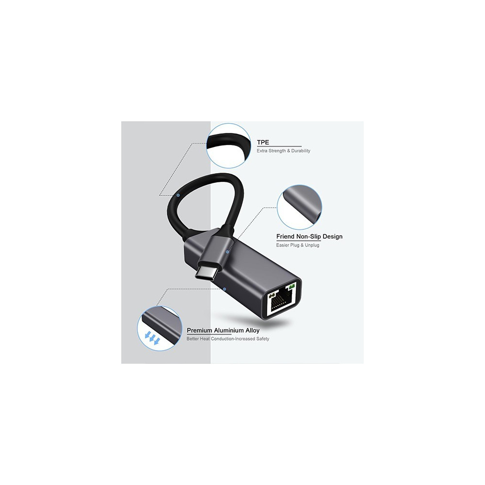 Syong S-HB-U-101B USB To RJ45 Adapter 1000MBPS, S-HB-U-101B