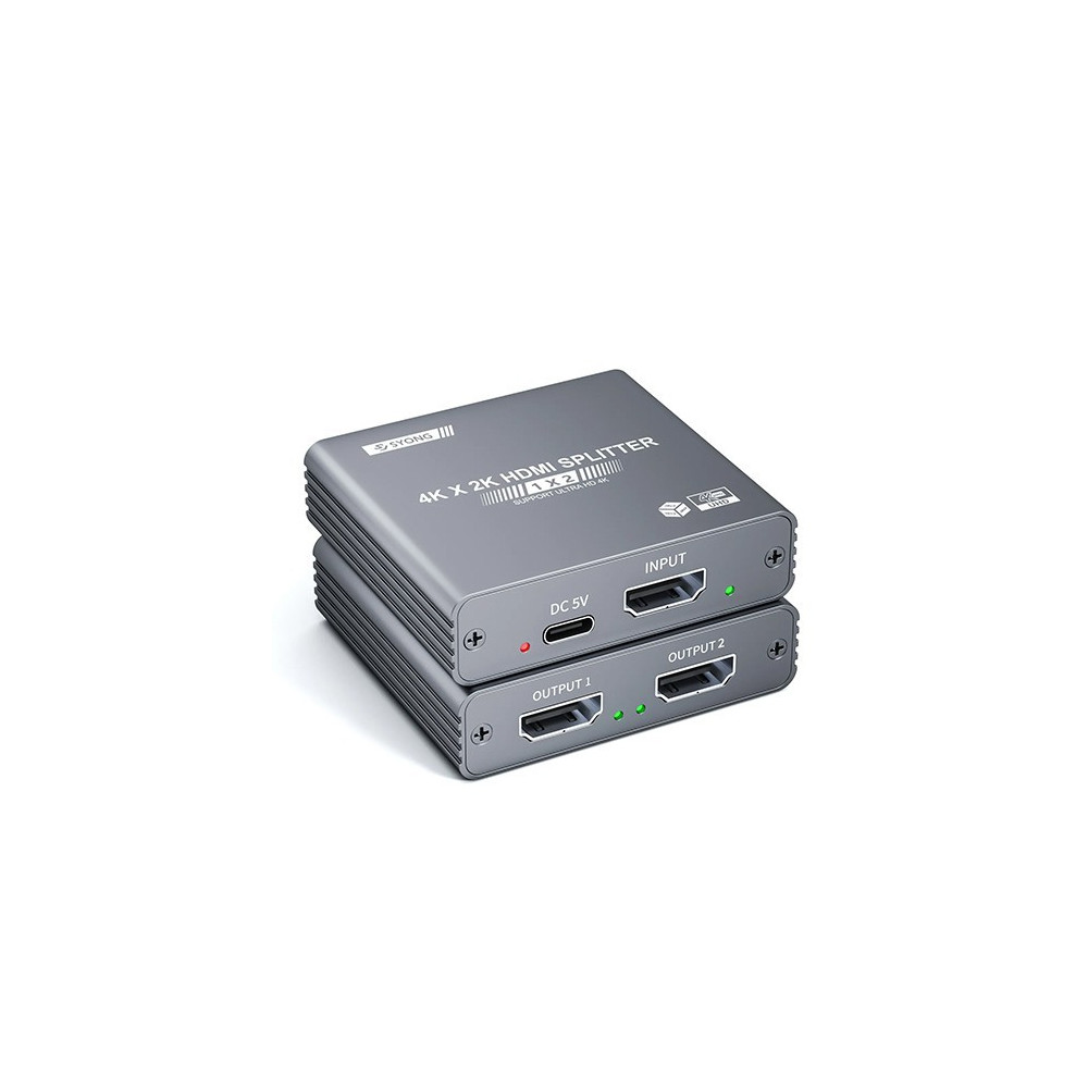 Syong S-SP-4K-102C 4K HDMI Splitter 1x2, S-SP-4K-102C
