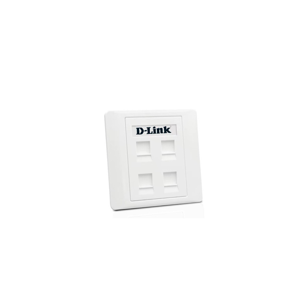 D-LINK NFP-0WHI11 Network Faceplate 4-Port