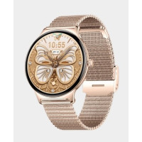 Moxedo Glory 1.43 inch Smartwatch for Women AMOLED Display Steel Mesh Strap, MX-SW012-RG