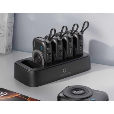 Moxedo 5x 10,000mAh Power Bank Combo with Charging Dock, 22.5W USB-C Fast Charging (MX-PBH039-DS)