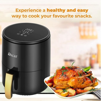 OSCAR DTB Touch Fryer, Foods with Less Oil, OAF3LDTB