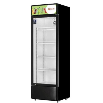 Oscar No-Frost Single Door Showcase Chiller 400L, Stylish Design, Reliable Performance - Black - OCL400