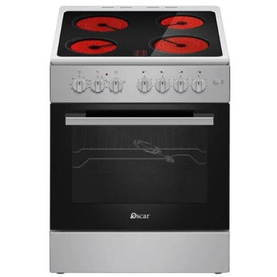 Oscar 4 Burner Vitro Ceramic Free Standing Cooking Range With Oven 60x60cm, OCR6060VC