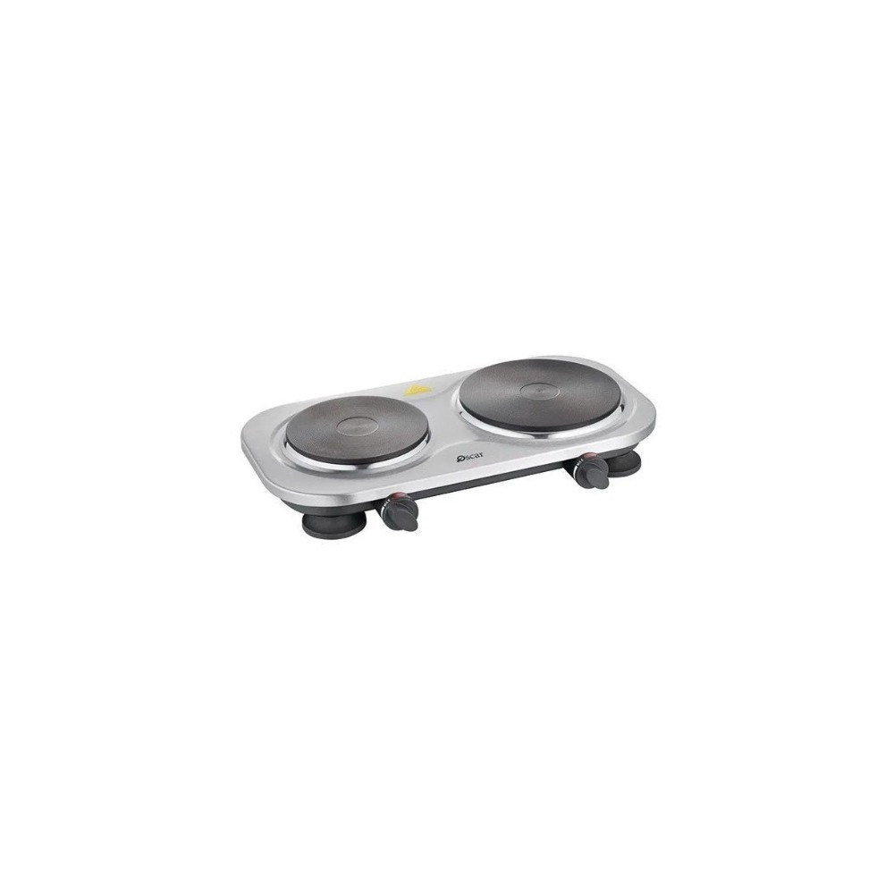 Oscar Double Hot Plate, Fast Heating, Durable Design, Reliable Performance - Silver - OHP-20S