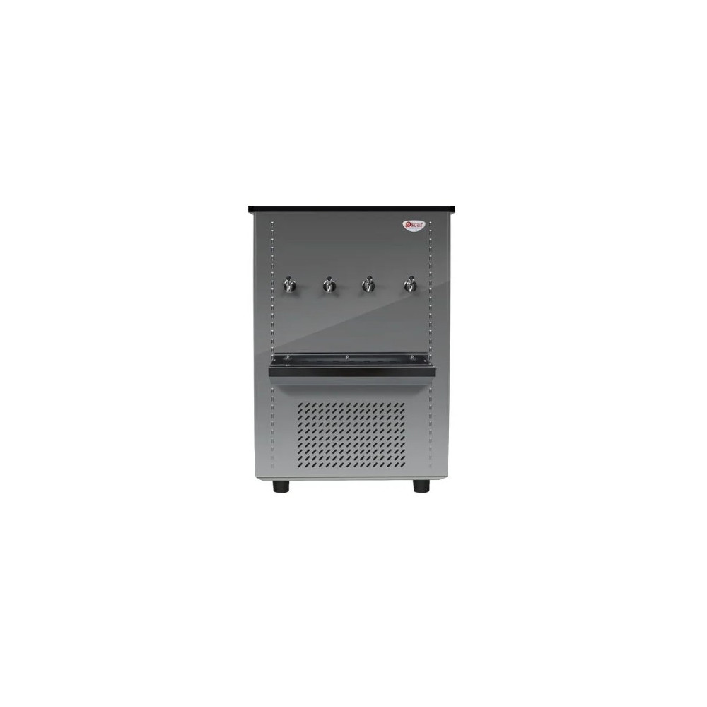 Oscar 4 Tap Water Cooler, 85 US Gallon Cooling Capacity, R134a Compressor, Water Outlet Temp 4 °C To 10 °C - Silver - OC85T4