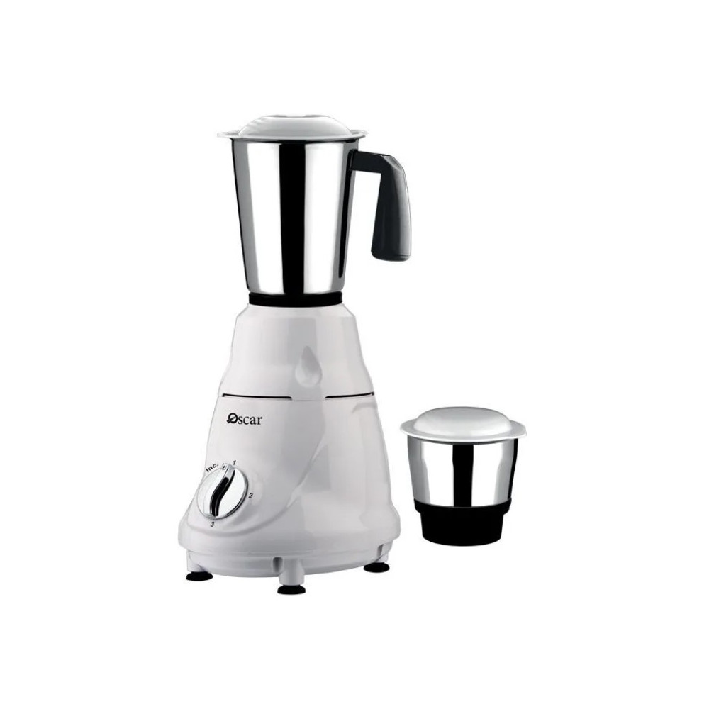 Oscar Electric Double Hot Plate 1000+1500W, Cast Iron Plates, Adjustable Heat Control - Silver - OHP-20S1