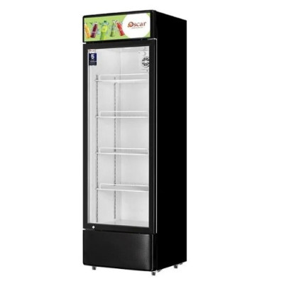 Oscar No-Frost Single Door Showcase Chiller 260L, Black - OCL260