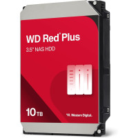 Western Digital 10TB WD Red Plus NAS Internal Hard Drive HDD - 7200 RPM, SATA 6 GB/s, CMR, 512 MB Cache, 3.5" - WD100EFGX