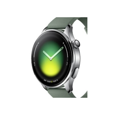 Xiaomi Watch 5 Smart Watch, Fluororubber Strap - Juniper Green, BHR07WPGL