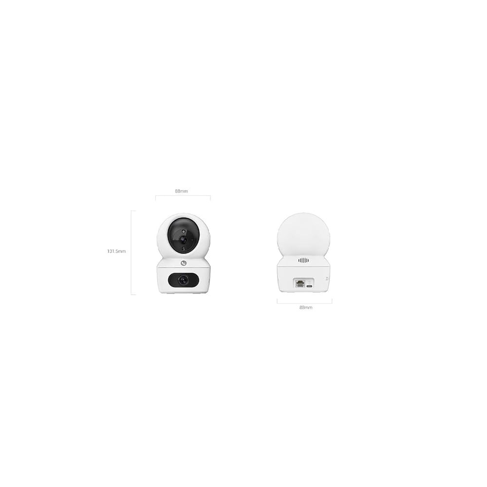 EZVIZ H7c Dual 2K⁺ & 2K⁺ Dual-Lenses, Pan & Tilt Wi-Fi Camera