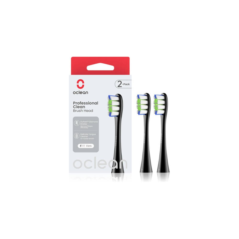 Oclean P1C13 Professional Clean Brush Head, Black, C04000270