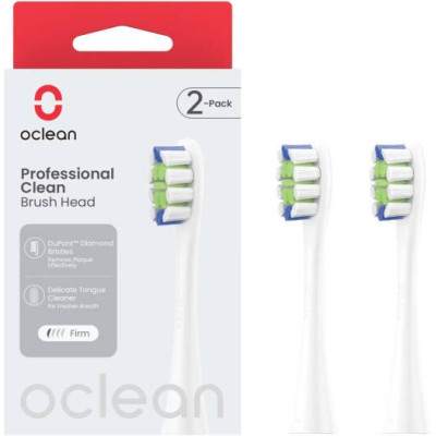 Oclean P1C1 Professional Clean Toothbrush Replacement Heads, White, C04000269