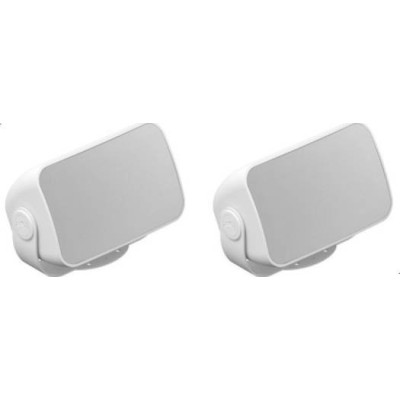 Sonos Outdoor Architectural Speaker by Sonance, Pair, Weatherproof Design - White, OUTDRWW1