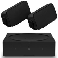 Sonos Outdoor Architectural Speaker by Sonance, Pair, Weatherproof Design - White, OUTDRWW1