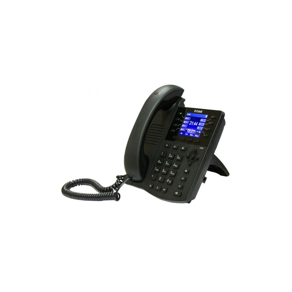 DPH-150SE IP Phone with color LCD, 1 10/100Base-TX PoE WAN port and 1 10/100Base-TX LAN port
