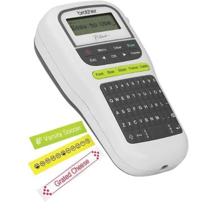 Brother Handheld Electrician Label Printer- White - PT-H110
