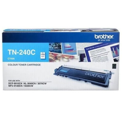 Brother Genuine Toner Cartridge, Produces Bright, Vivid And Accurate Color Prints - Cyan - TN-240C