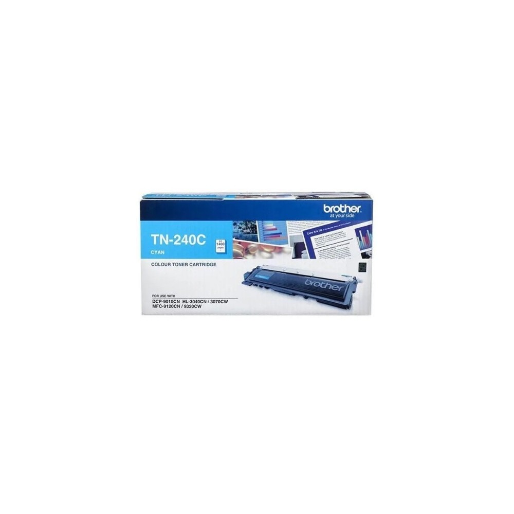 Brother Genuine Toner Cartridge, Produces Bright, Vivid And Accurate Color Prints - Cyan - TN-240C