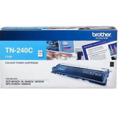 Brother Genuine Toner Cartridge, Produces Bright, Vivid And Accurate Color Prints - Cyan - TN-240C