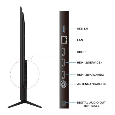 TCL 165 cm (65 inches) 4K Ultra HD Smart LED Google TV 65P6L