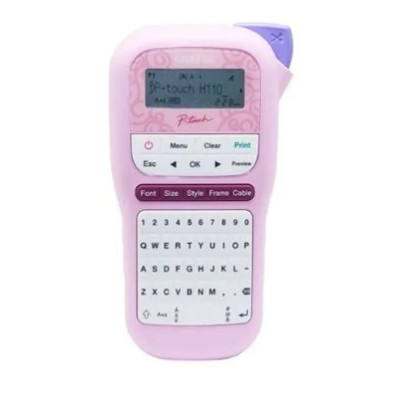 Brother Handheld Electrician Label Printer- Pink - PT-H110